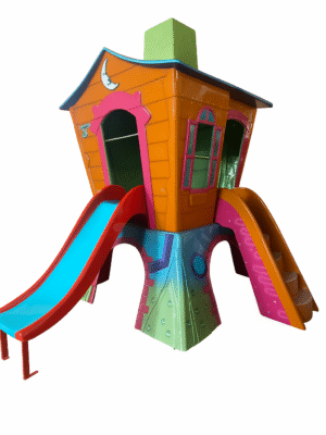 CASITA JUEGOS CON TOBOGAN Y ESCALERA